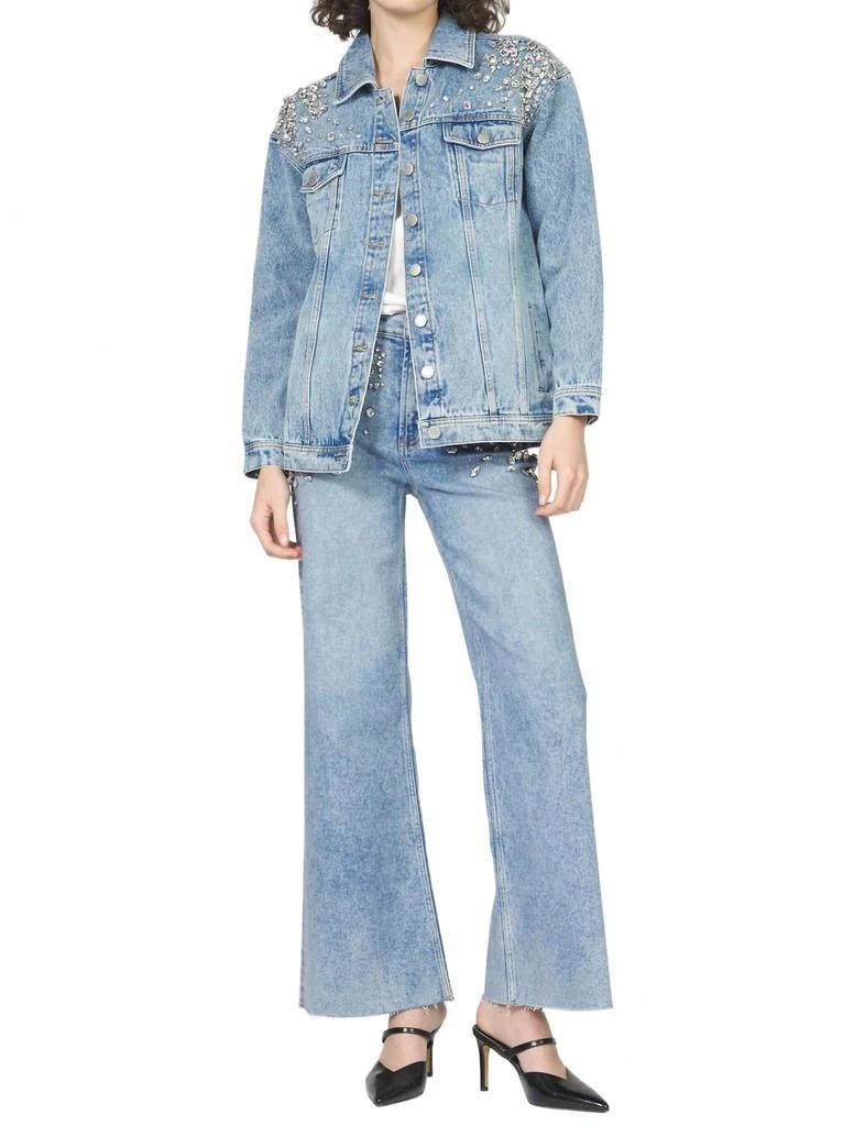 DEAR JOHN DENIM Janette Oversized Denim Jacket In Blue 4