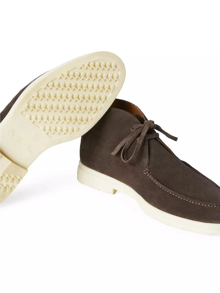Loro Piana Walk and Walk Suede Ankle Boots 5