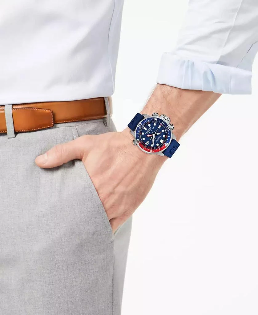 Citizen Eco-Drive Men's Promaster Aqualand Blue Silicone Strap Watch 46mm 7