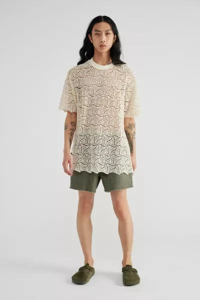 David Catalán David Catalán Crochet Lace Tee 3