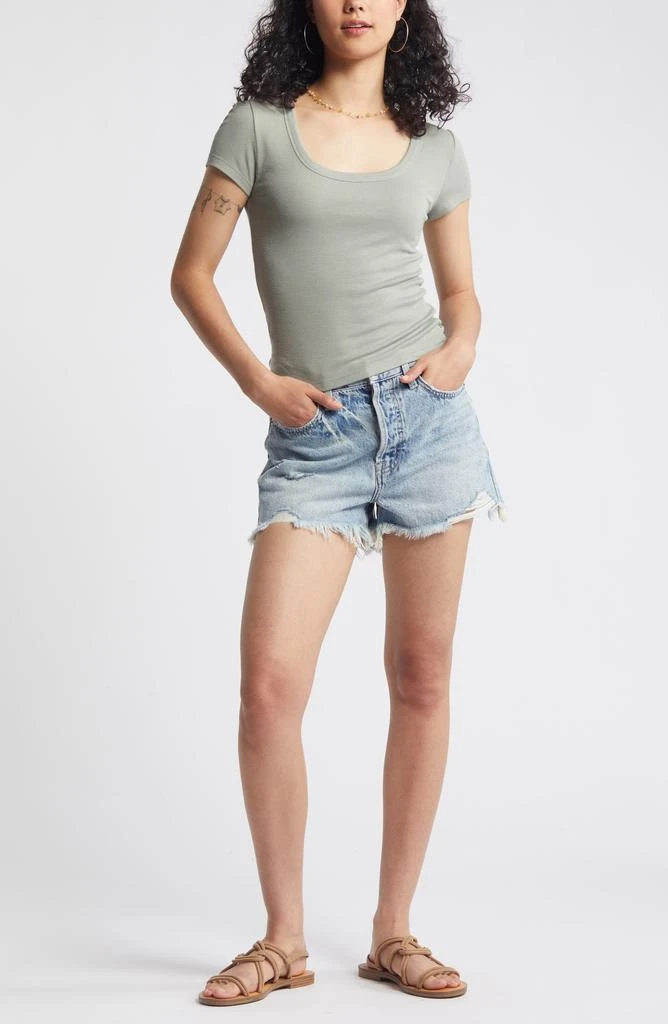 BP. Rib Scoop Neck T-Shirt 2