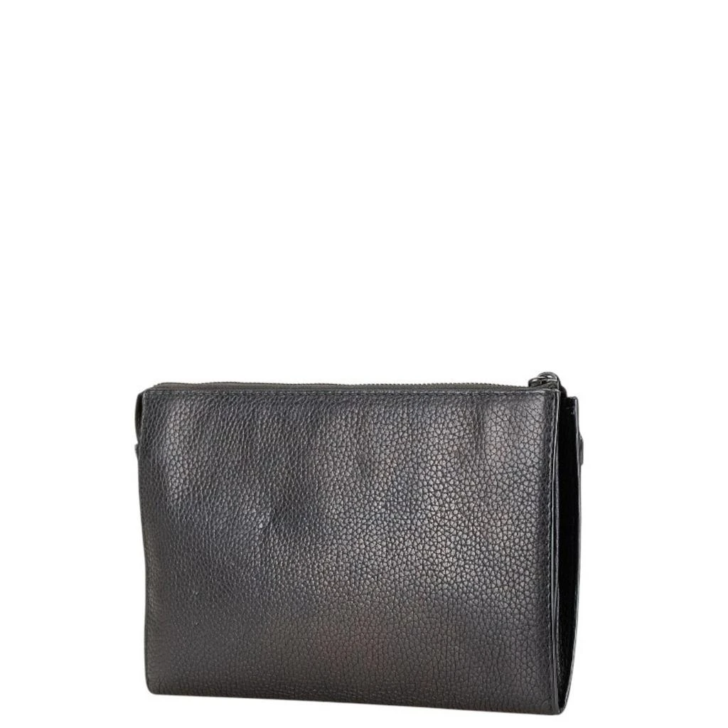 Salvatore Ferragamo Leather Clutch Bag (Pre-Owned) 2