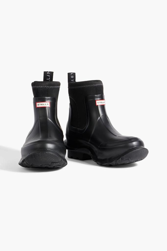 Stella McCartney + Hunter rubber and neoprene rain boots