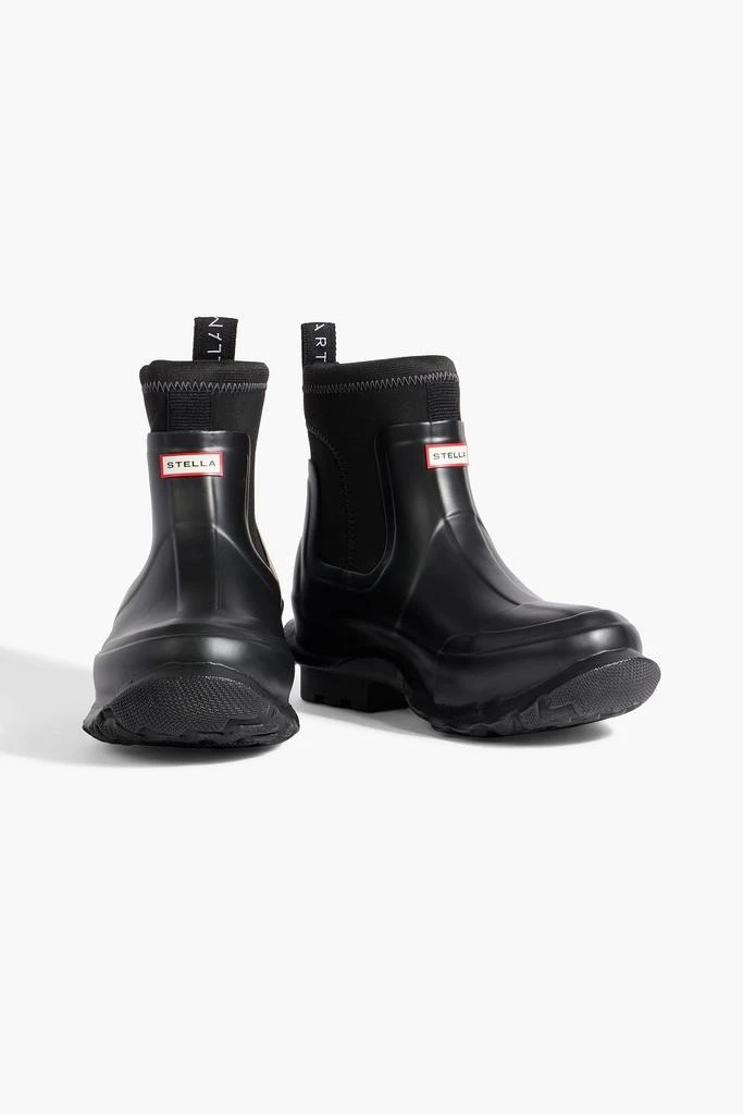 Stella McCartney + Hunter rubber and neoprene rain boots 2