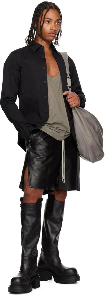 Rick Owens Gray Concordians Cropped Gemini Bag 4