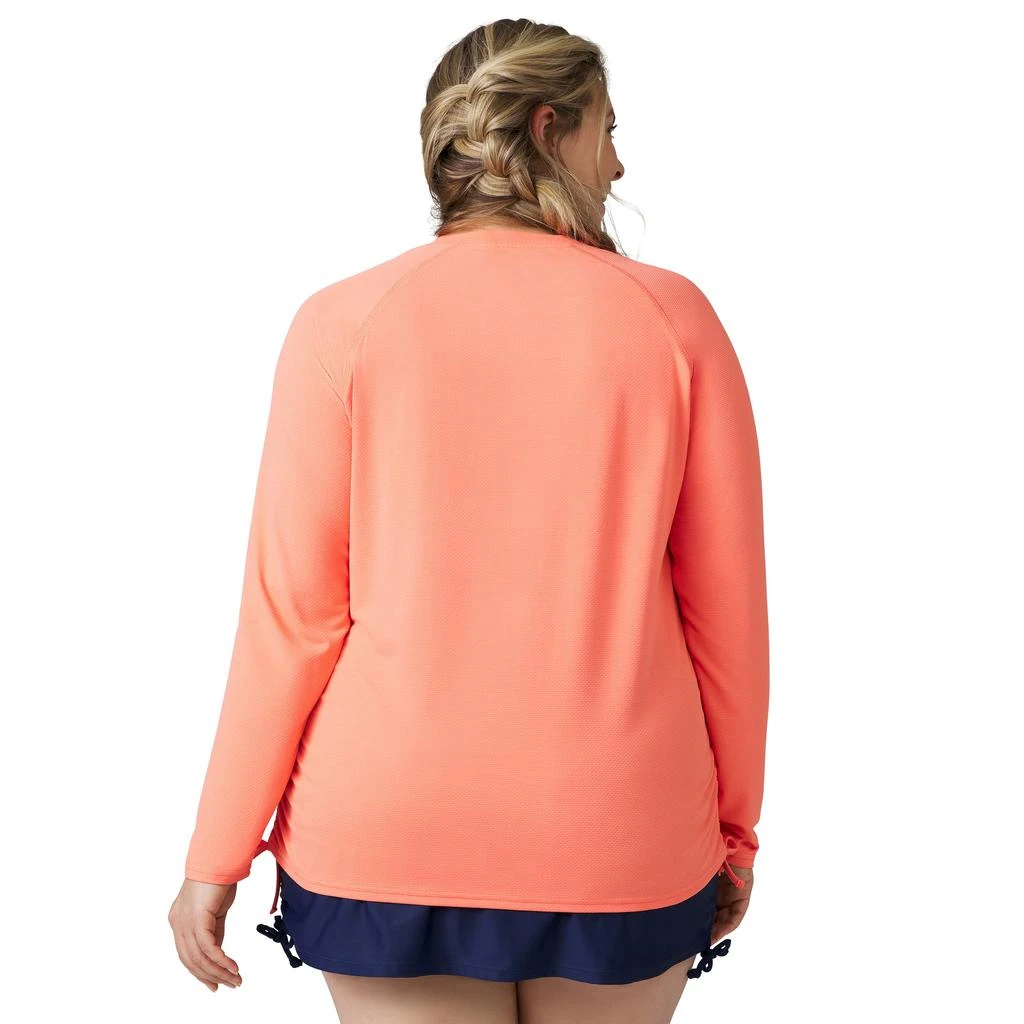 Free Country Women's Plus Size SunFree Quarter Zip Cover-Up 2