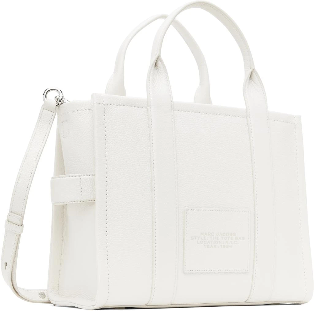 Marc Jacobs White 'The Leather Medium' Tote 3