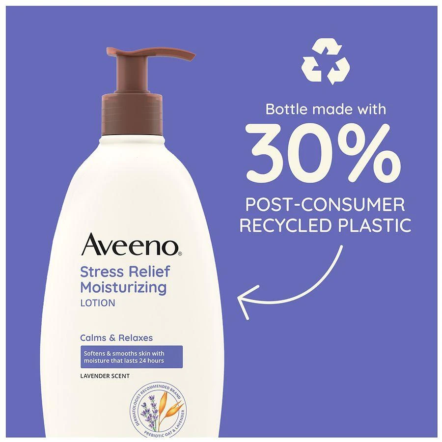 Aveeno Stress Relief Moisturizing Lotion Lavender 8