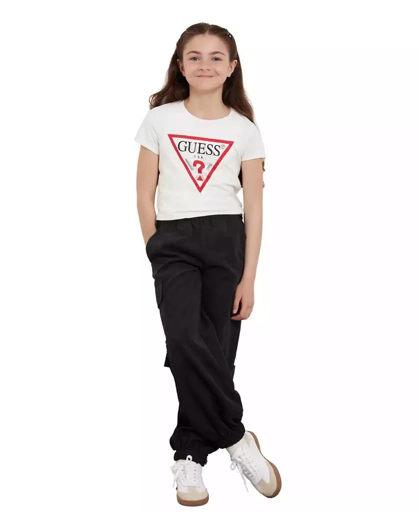 GUESS Big Girls Triangle Rhinestone Logo T-shirt 2