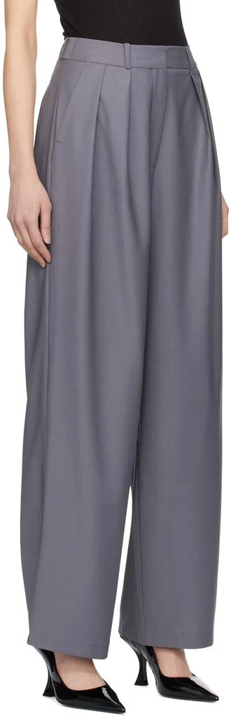 The Frankie Shop Gray Ripley Trousers 2