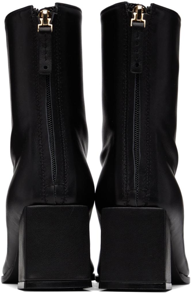 【関税込み】Reike Nen ブラック Cube Heel Basic ブーツ Black Cube Heel Basic Boots by Reike Nen on Sale