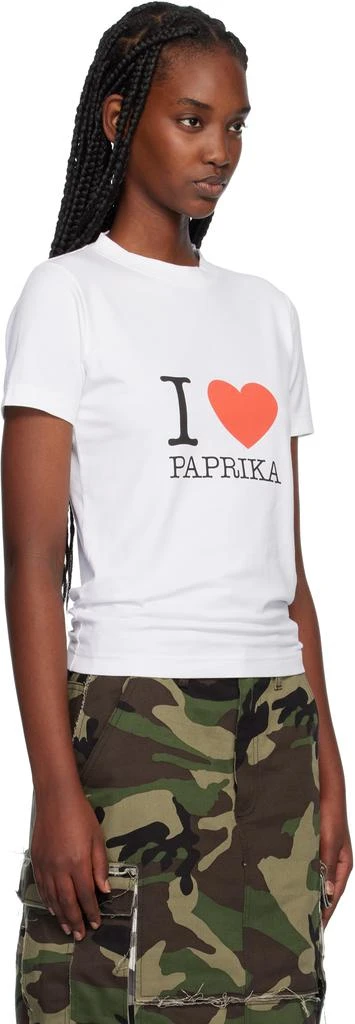 Vetements White 'I Love Paprika' T-shirt 2