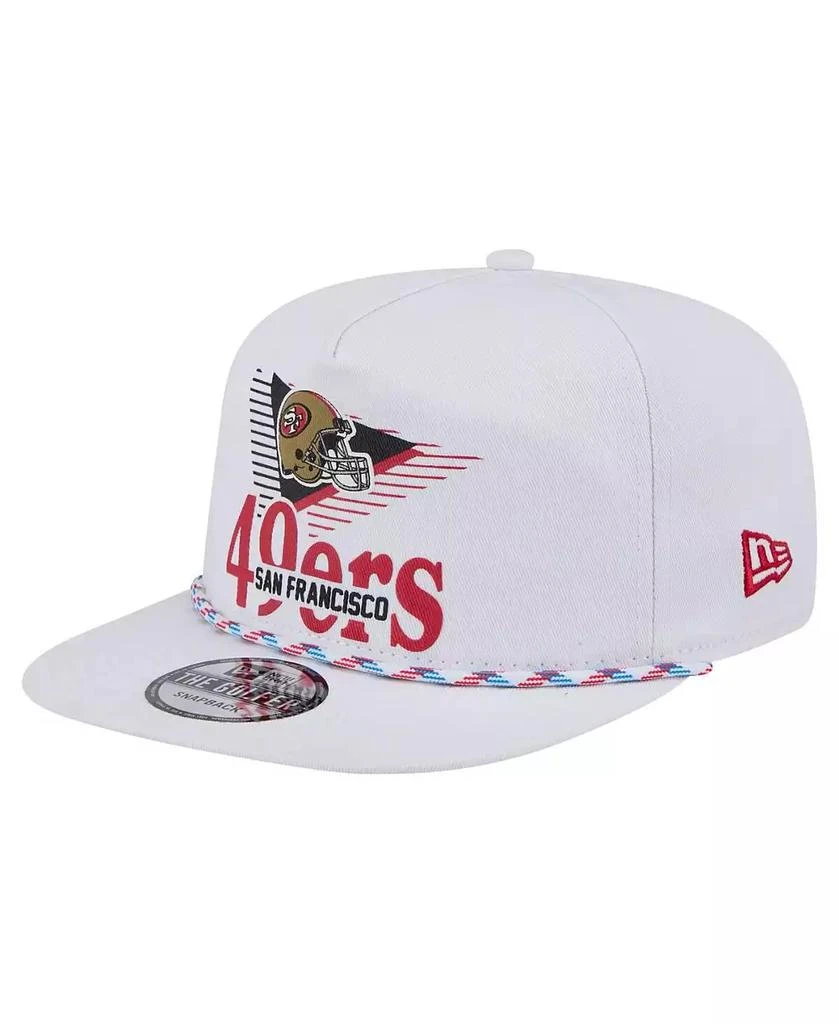 New Era Men's White San Francisco 49ers Collide Golfer Snapback Hat 1