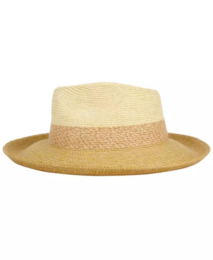 Angela & William Up Brim Straw Fedora Sun Hat 2