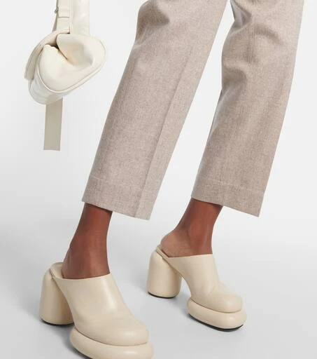 Jil Sander Wool cropped straight pants 5