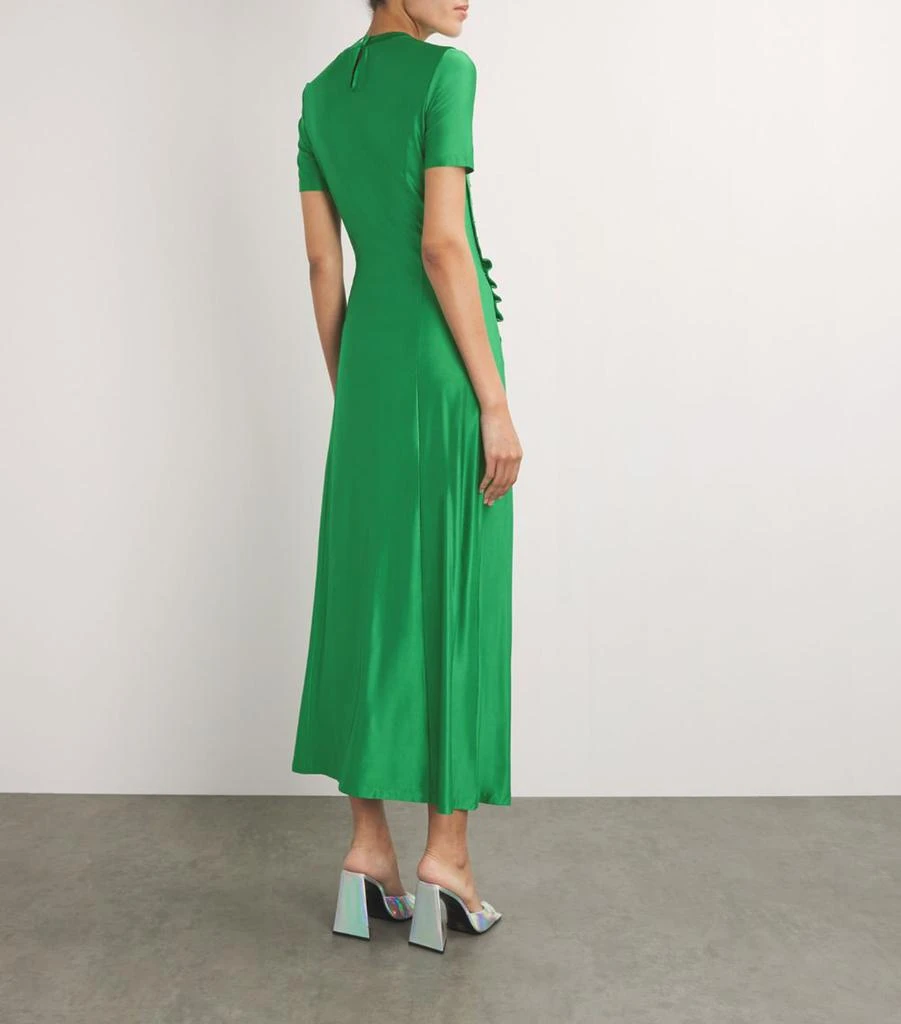 green rabanne dress PACO RABANNE WOMEN Robe Long Dress Green main image 0