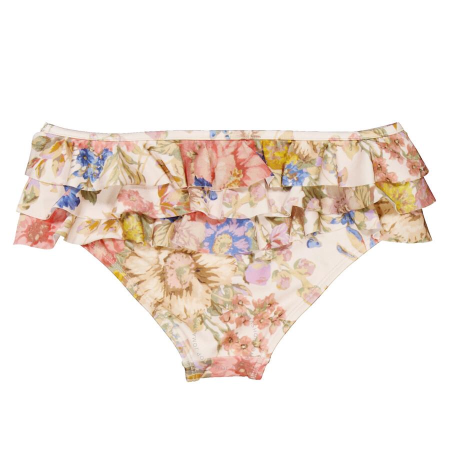 Zimmermann Girls August Floral Bikini Bottoms
