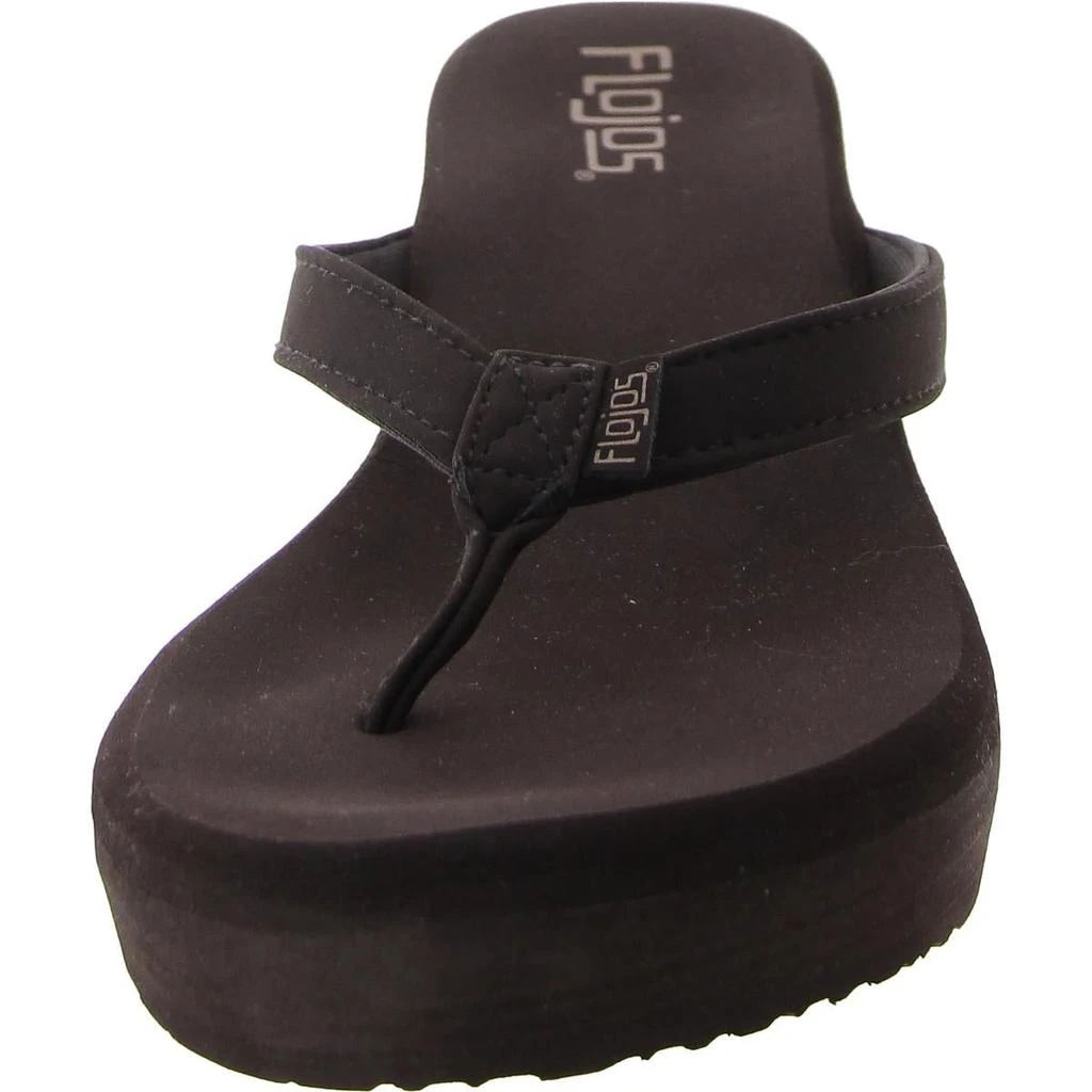 Flojos Olivia Womens Thong Casual Wedge Sandals 3