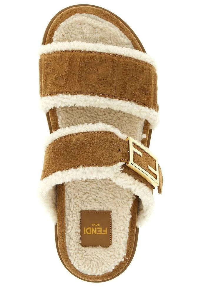 Fendi Fendi Feel FF Embossed Sandals 4