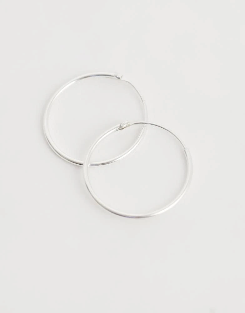 Kingsley Ryan Kingsley Ryan 18mm hoops in sterling silver 4