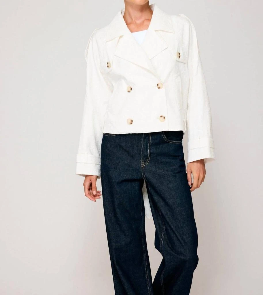 Line & Dot Line And Dot - Bendetta Crop Trench Jacket 1