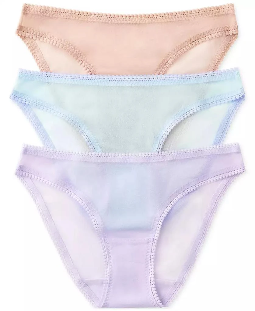 On Gossamer Women's 3-Pk. Mesh Hip Bikini Underwear 3202GB3 1