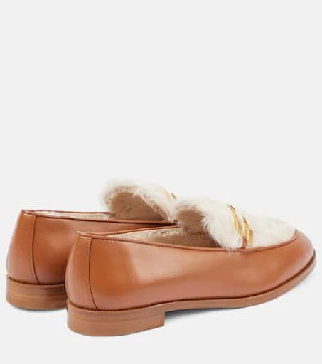 Aquazzura Brandi shearling loafers 2