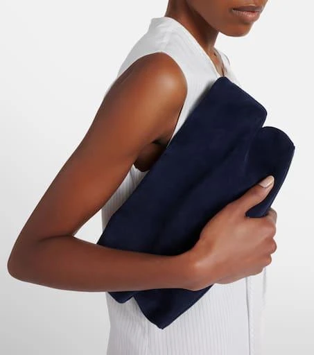 AESTHER EKME Nina Small suede clutch 2