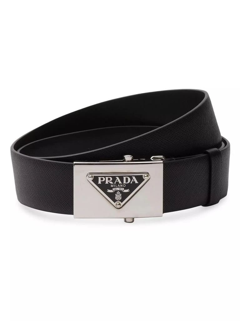 Prada Saffiano Leather Belt 1