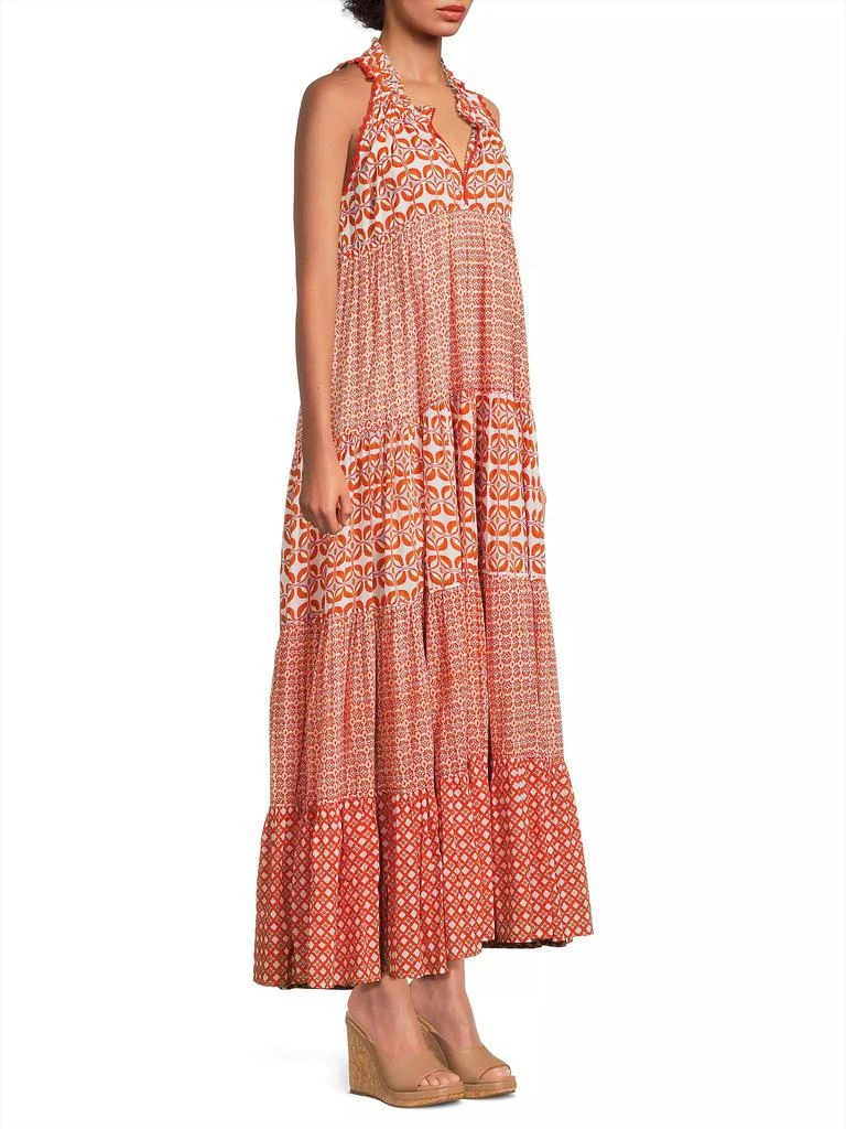 Ro's Garden Sofia Printed Cotton Maxi Dress 4
