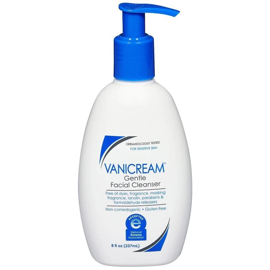 Vanicream Gentle Facial Cleanser Mild Face Wash Fragrance-Free