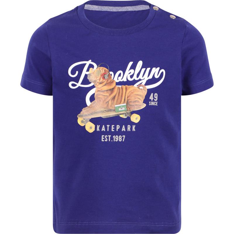 Lapin House Brooklyn skate park t shirt in blue