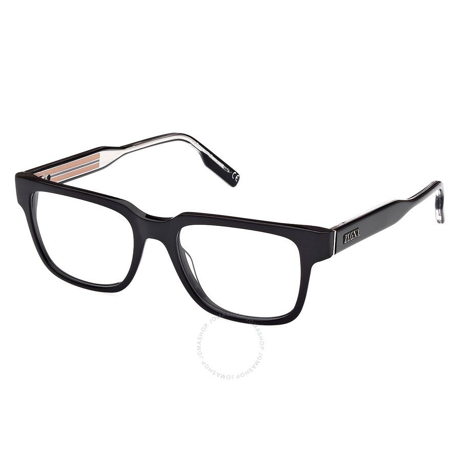 Ermenegildo Zegna Demo Rectangular Men's Eyeglasses EZ5260 001 52