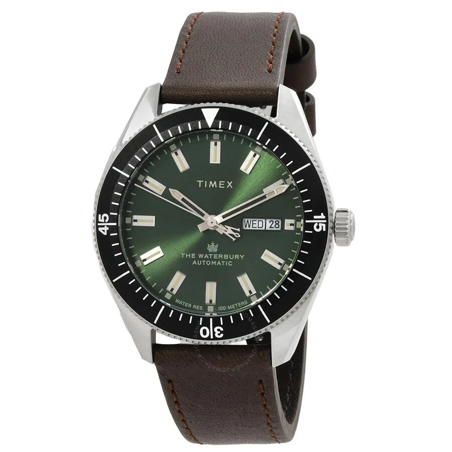 Timex Waterbury Automatic Green Dial Men's Watch TW2V24700 1