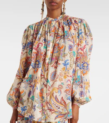 ETRO Paisley cotton blouse 6
