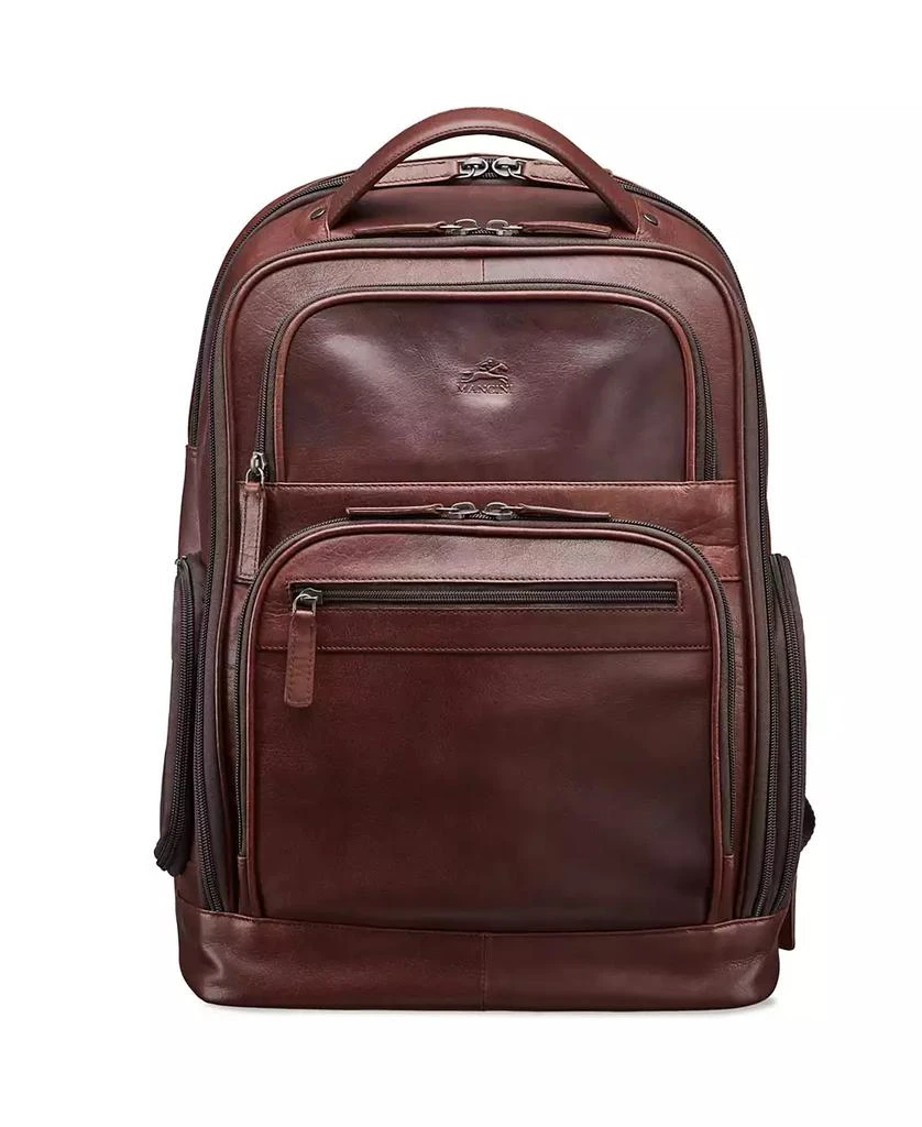 Mancini Leather Goods Buffalo Collection Laptop/ Tablet Backpack 5
