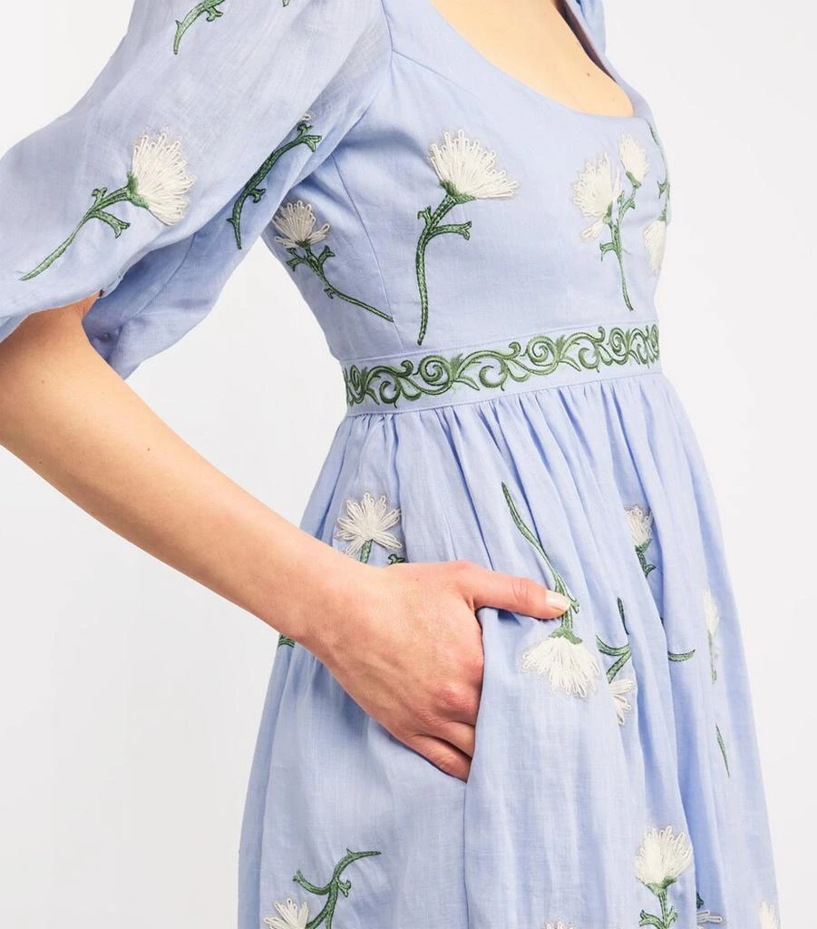 knee length dresses for ladies Cinéfila Memoria Mazi Dress – AGUA by Agua Bendita US main image 0
