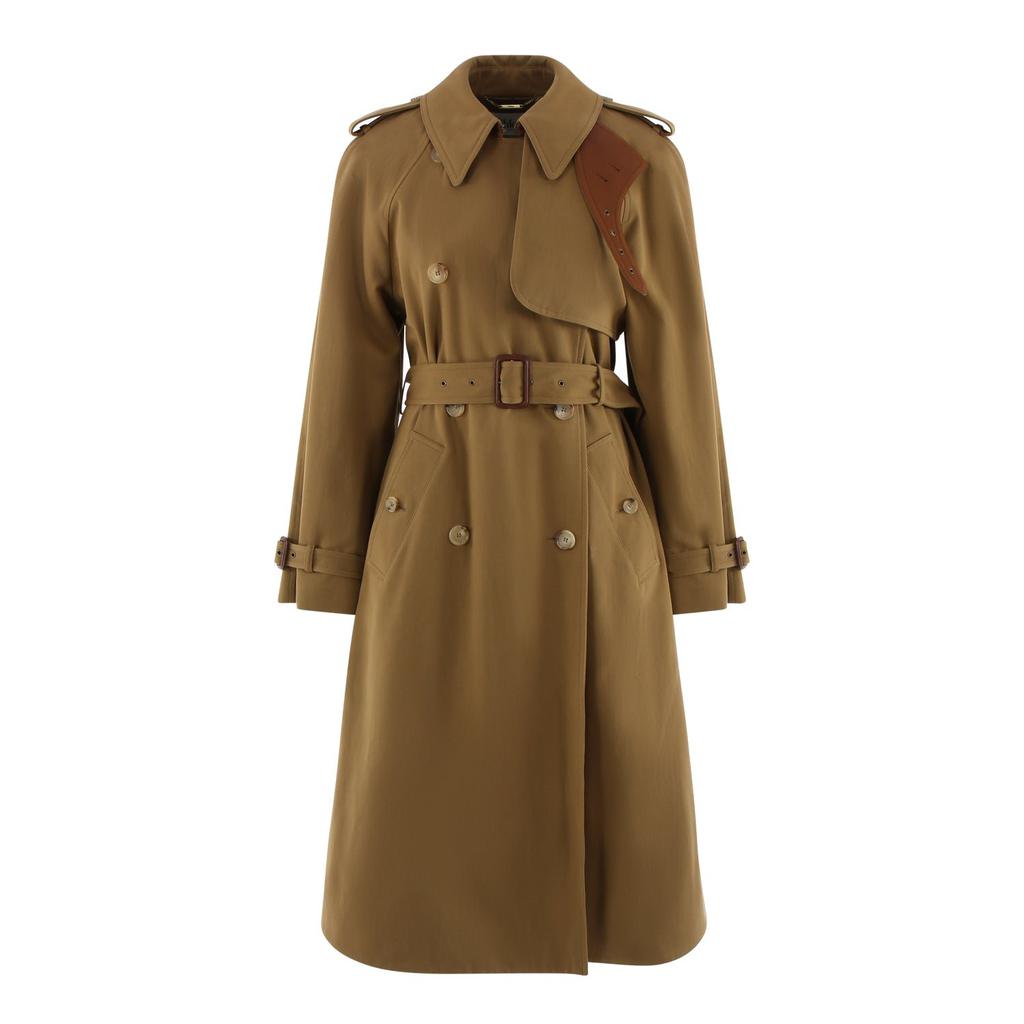 コート Chloe Long Water-Repellent Beige Trench Coat Chloé Long water-repellent beige trench coat in cotton