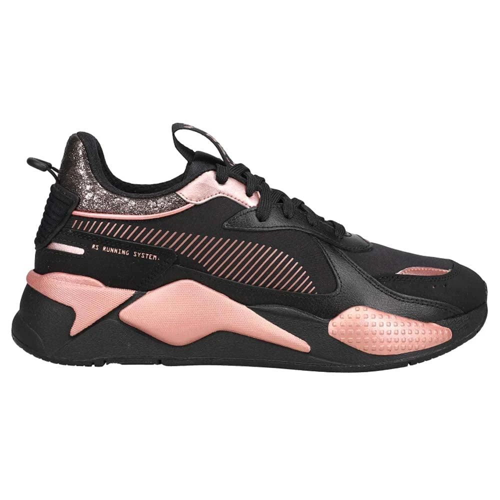 Puma RS-X Black Rose Lace Up Sneakers 1