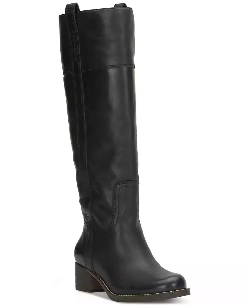 Lucky Brand Women's Hybiscus Extra Wide Calf Riding Boots 1