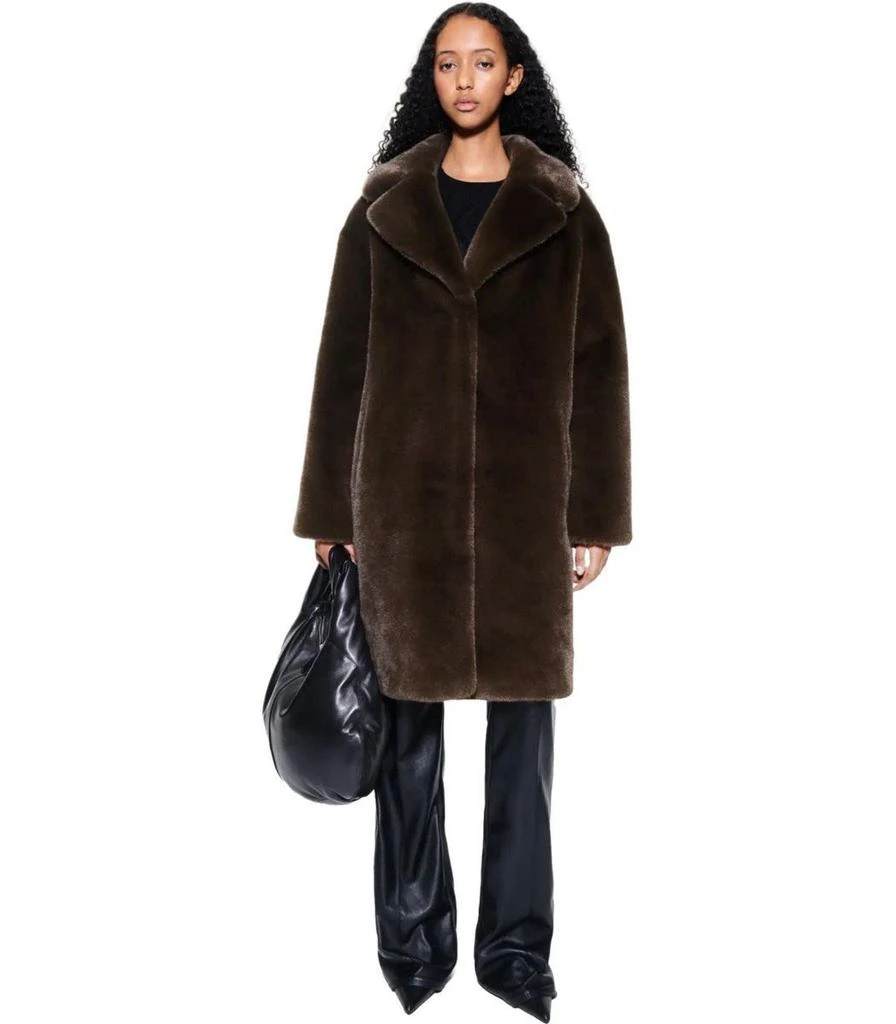 STAND STUDIO Stand Studio Camille Cocoon Brown Coat 2