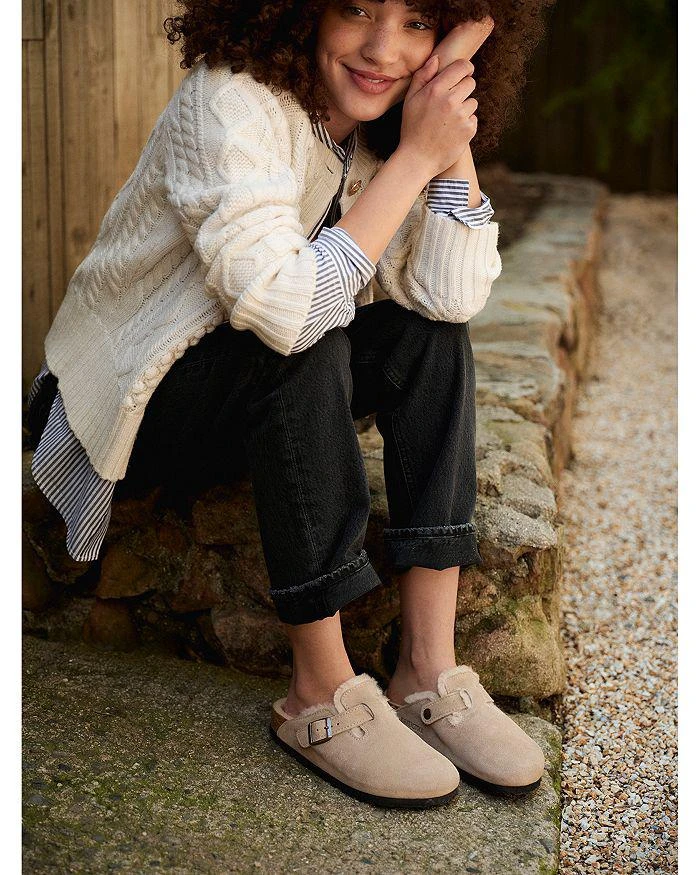 Birkenstock Women
s Boston Shearling Clogs 2