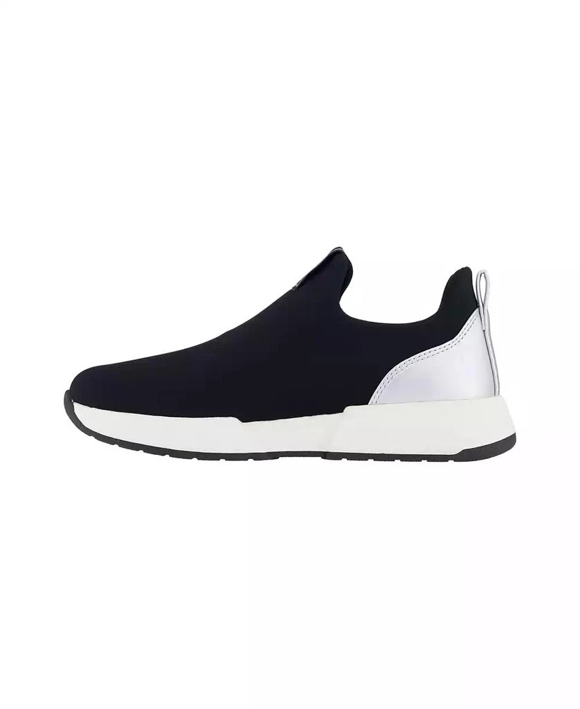DKNY Toddler Girls Maddie Stripe Slip-On Padded Sneakers 6