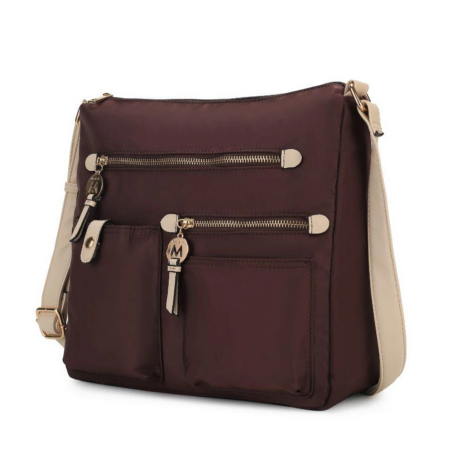 MKF Collection By Mia K. Serena Color-Block Nylon Women’s Shoulder Bag 9
