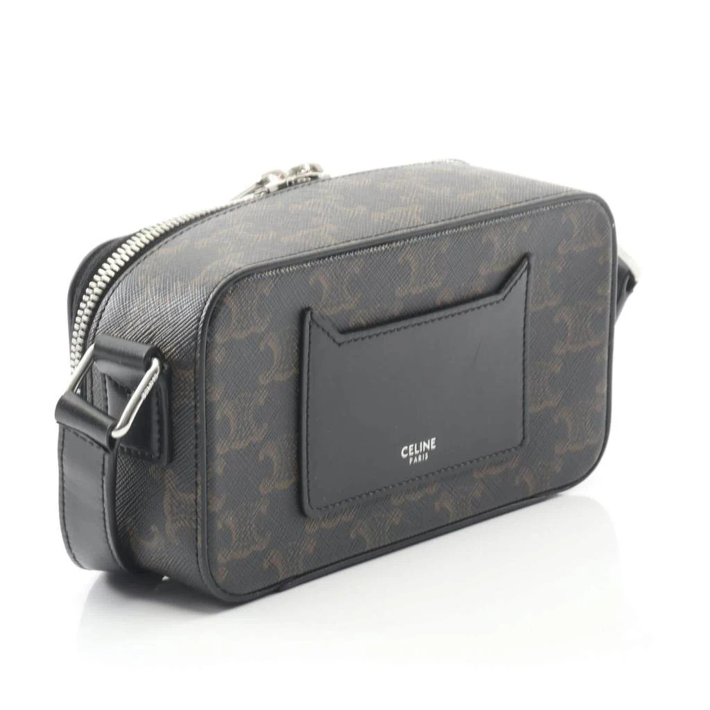 Celine Coated Canvas Leather Shoulder Bag (Pre-Owned) 2