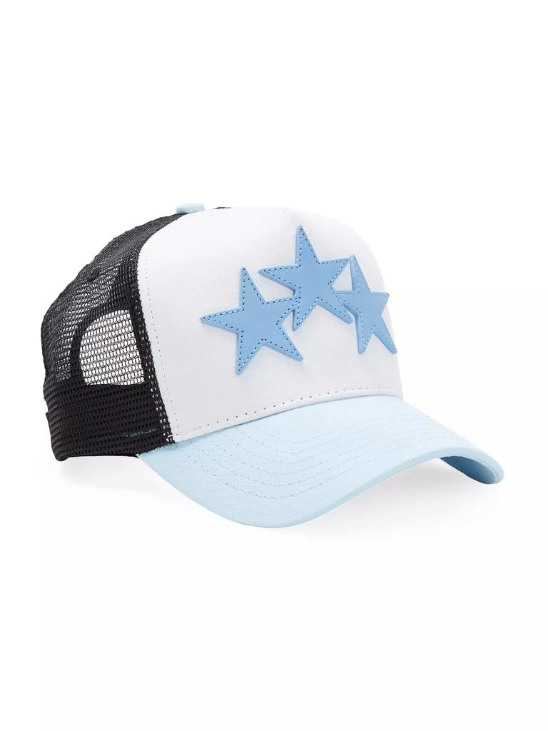 AMIRI 3 Stars Cotton Trucker Hat 1