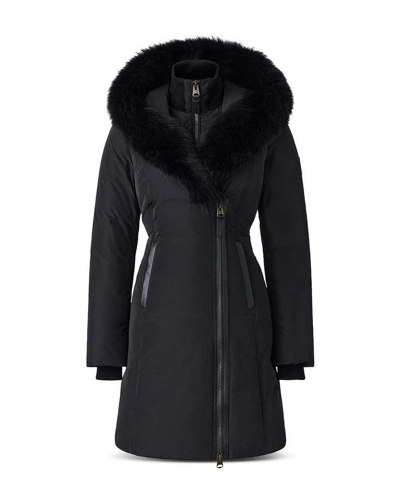 Mackage Kay Hooded Down Shearling Coat 8