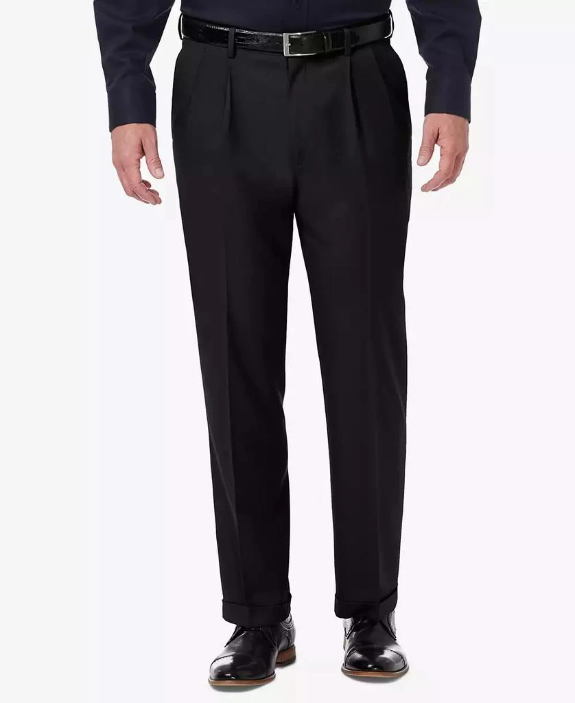 green emerald velvet dress Haggar Premium Stretch Dress Pants in Red main image 1