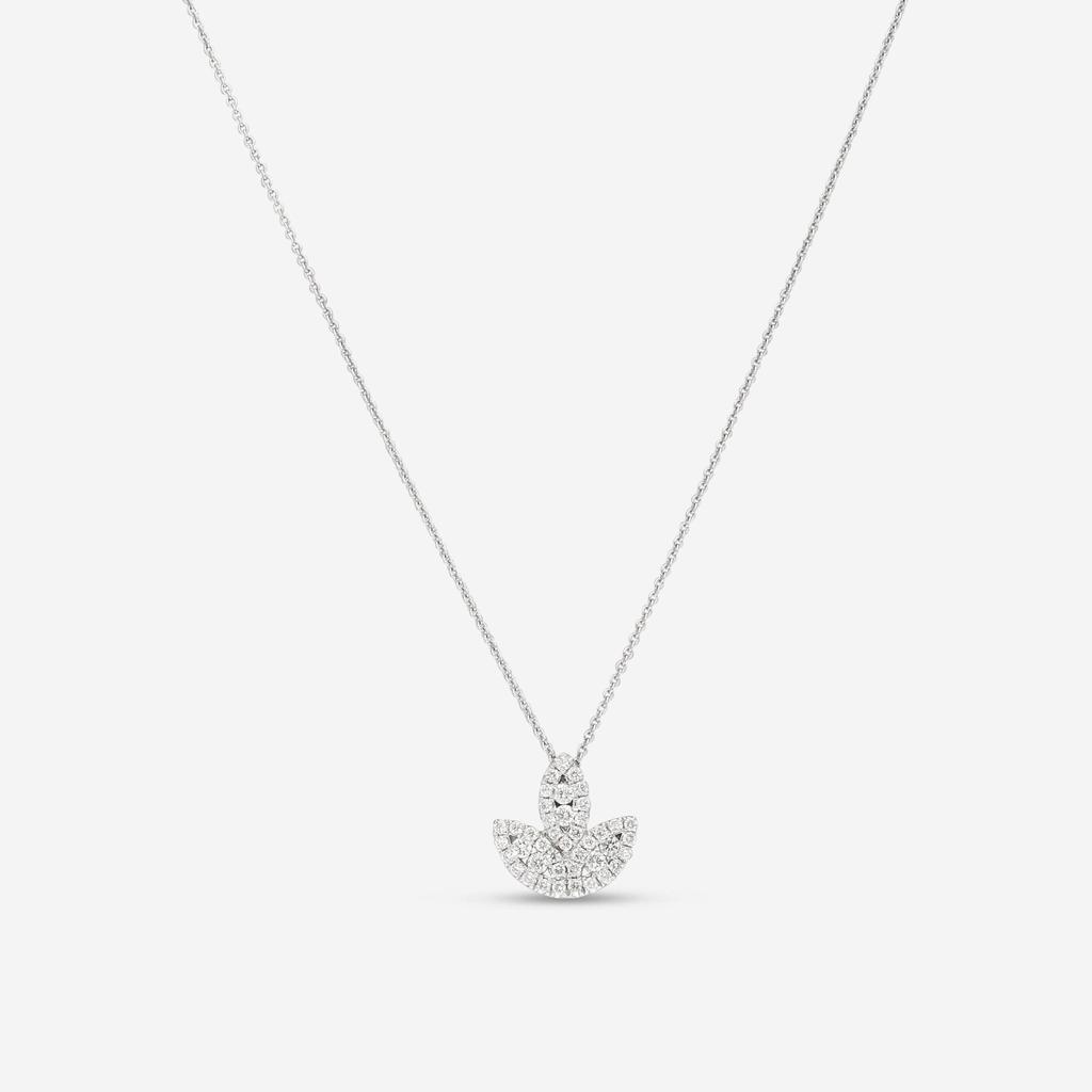 Roberto Coin Roberto Coin 18K White Gold and Diamond Pendant Necklace 9991142AWCHX1