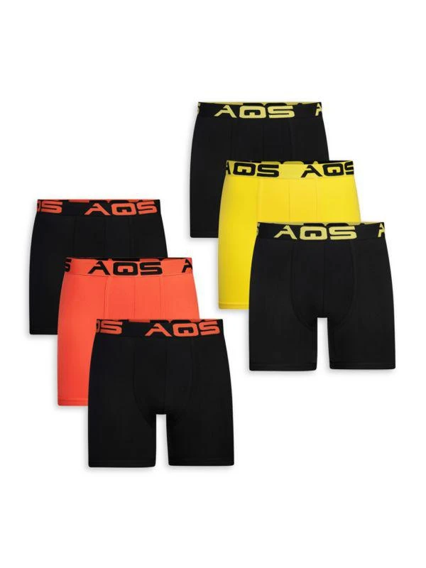 AQS 6-Pack Assorted Boxer Briefs 1